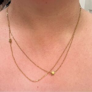 Jennifer Zeuner Dainty Gold Star Necklace